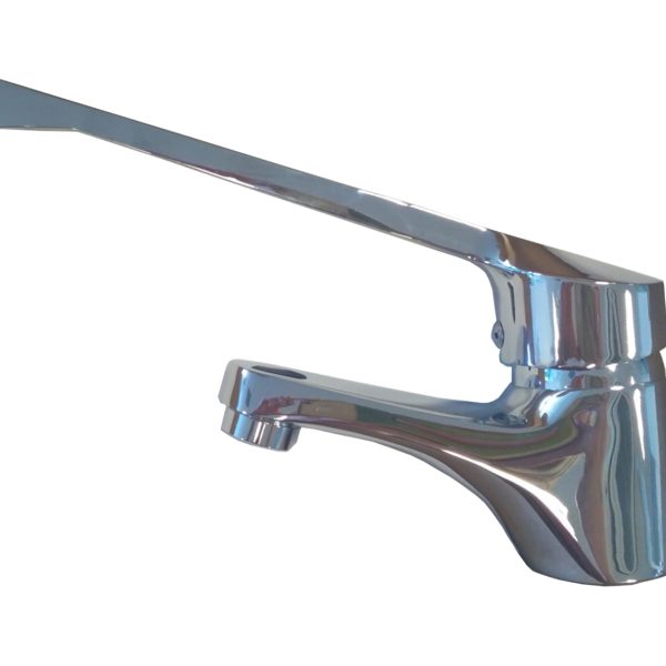 Grifo lavabo monomando con palanca clínica Saniti