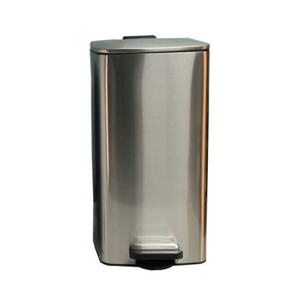 Papelera pedal cuadrada 30L. LUKA