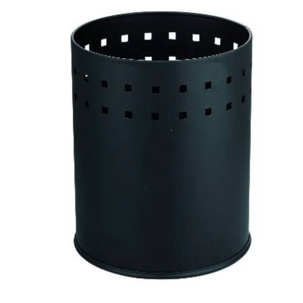 Papelera circular 12L. Acero Inoxidable.