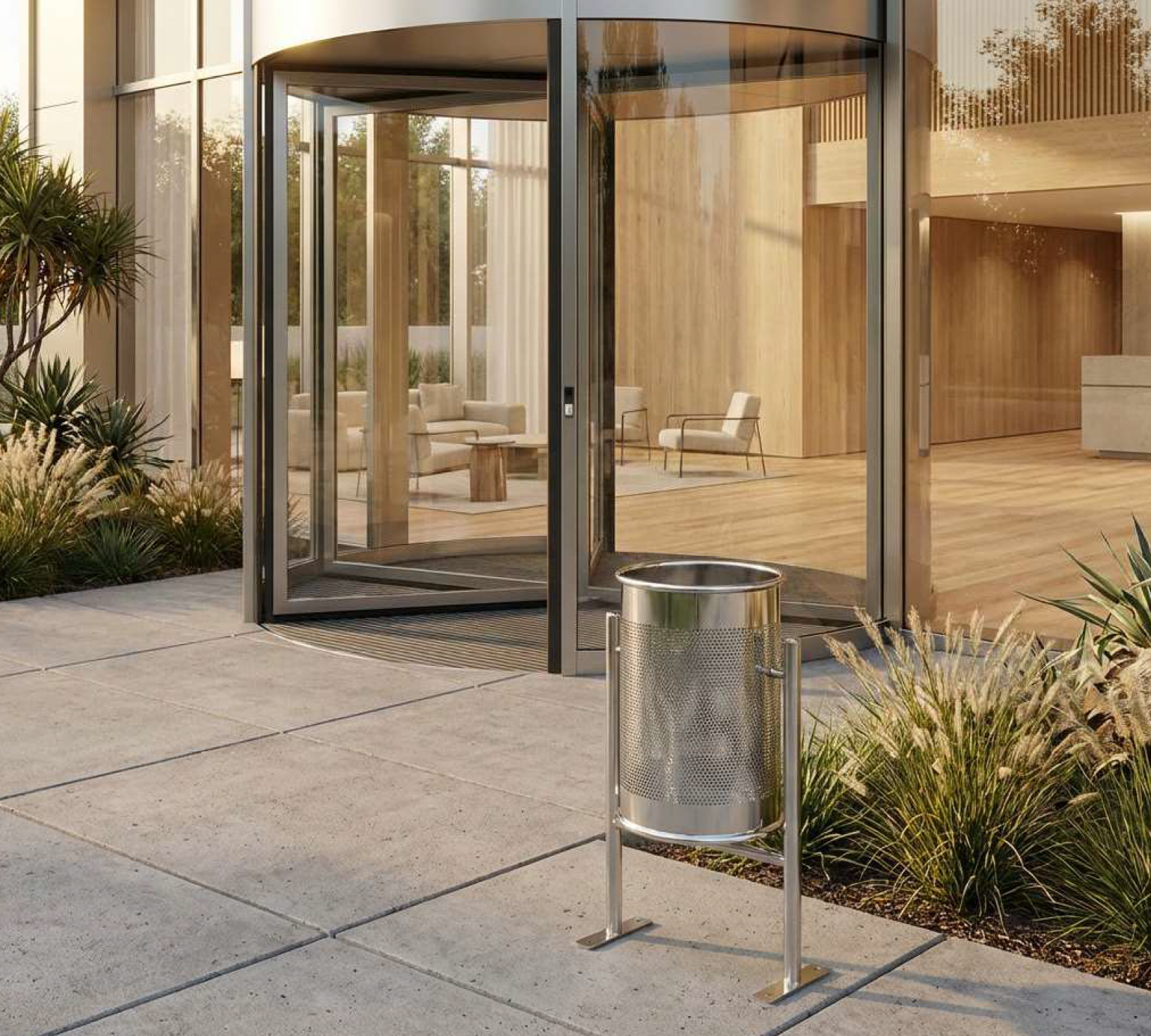 Papeleras y ceniceros para exterior